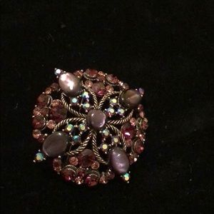 New vintage purple brochette